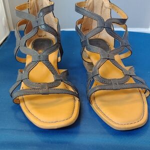 Stylish Black Strappy Women's Sandals